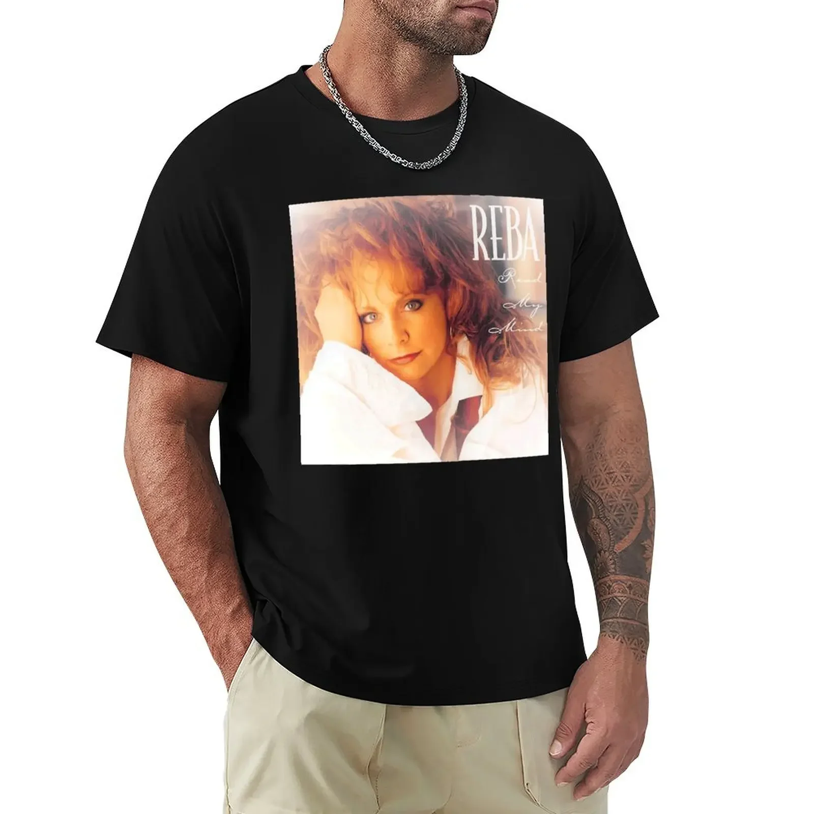 

REBA MCENTIRE T-shirt heavyweights oversizeds plus sizes tshirts for men