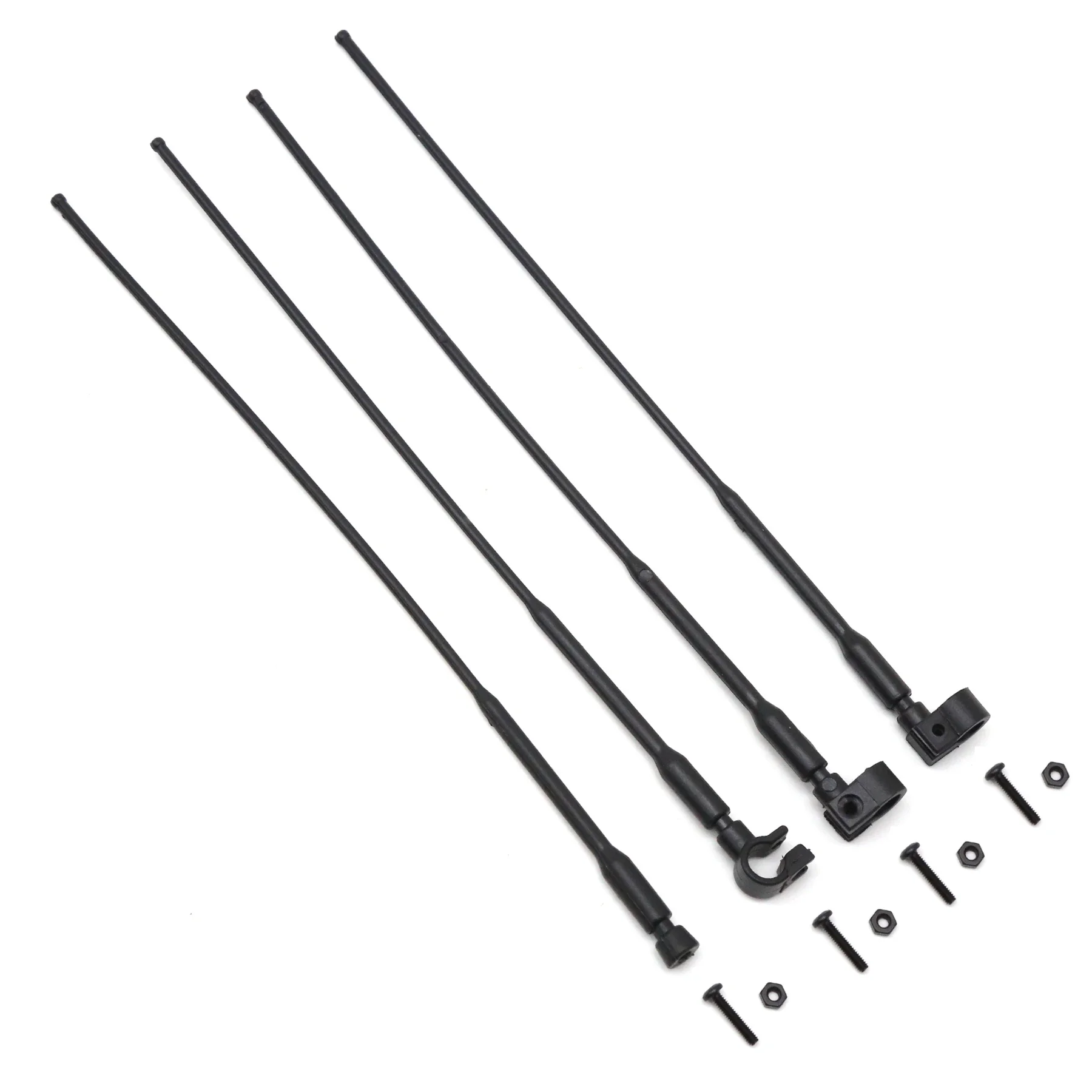 Nylon antena simulação para carro, linha de sinal decorativo, 1/10 rc, axial scx10traxxas trx4 d90 cc01, peças de atualização