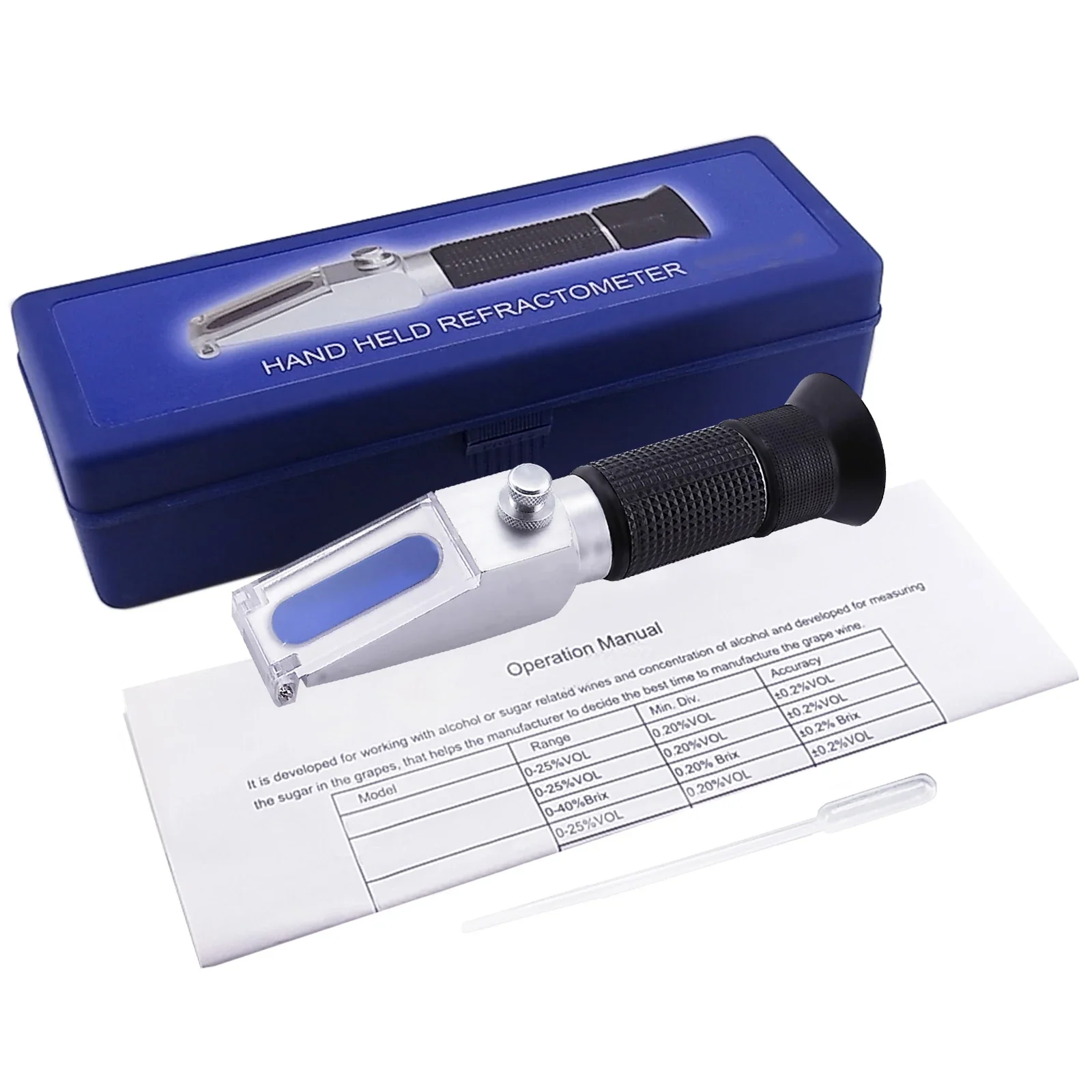 Plasma Serum Protein Clinical Veterinary Urine Refractometer Built-in ATC