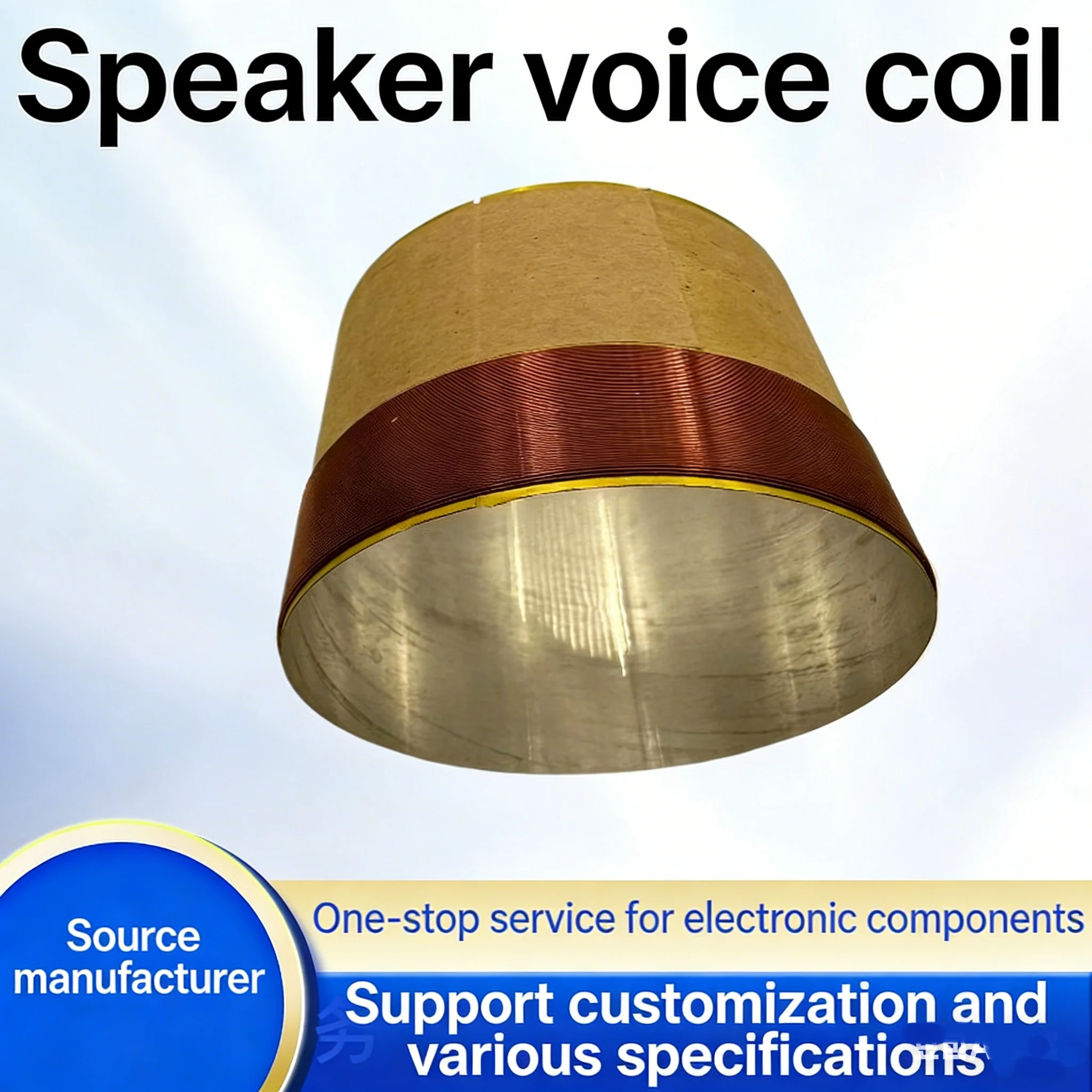 ASV 99.5 Speaker Voice Coil - Bass Coil, Round Wire Subwoofer Voice Coil, Replacement Repair Part