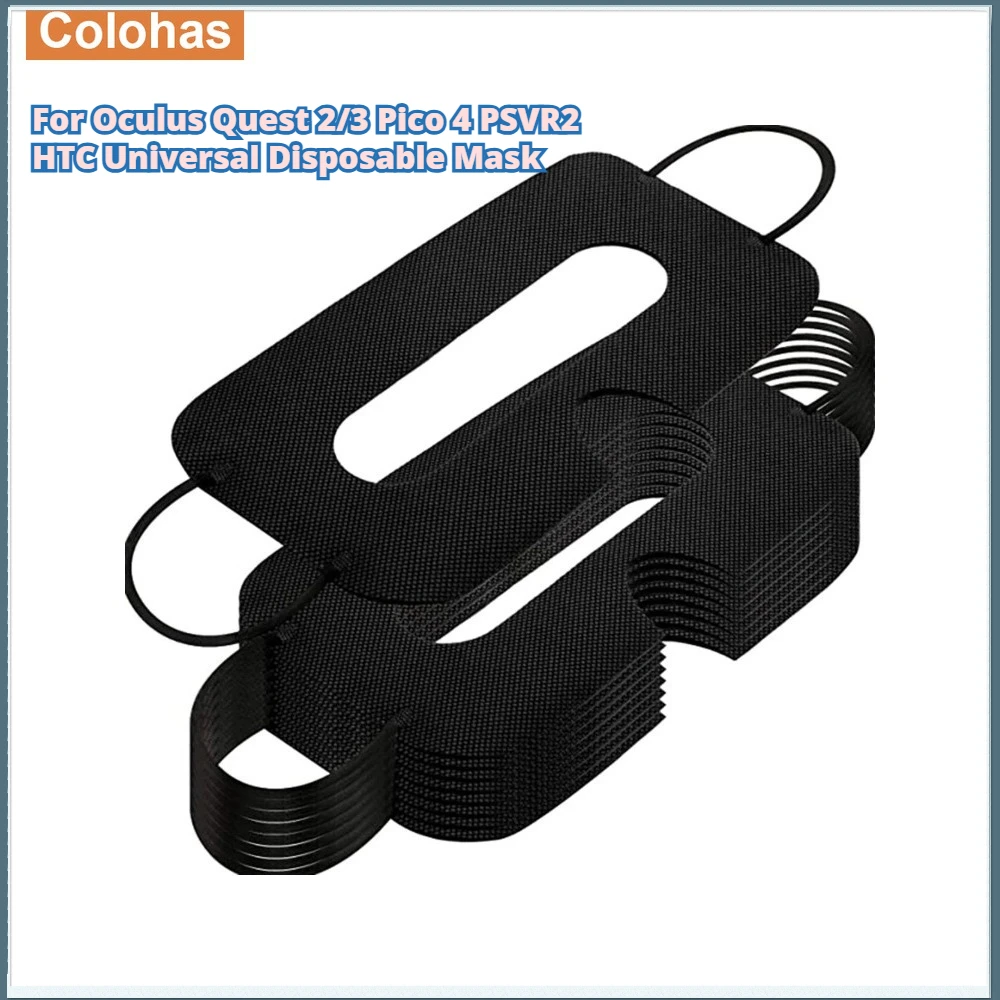 100 Pack VR Eye Mask Cover Hygiene Disposable Eye Mask Sweat Breathable Face Protection For Oculus Quest 2 Pico 4 PSVR2 HTC