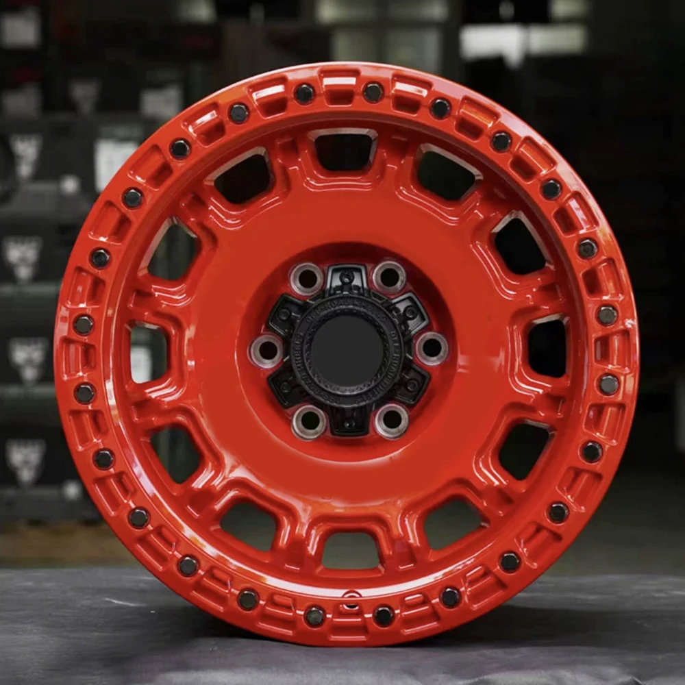 

custom forged aluminum alloy wheel 6x139.7 17 18 inch red off road wheels or passenger car rims