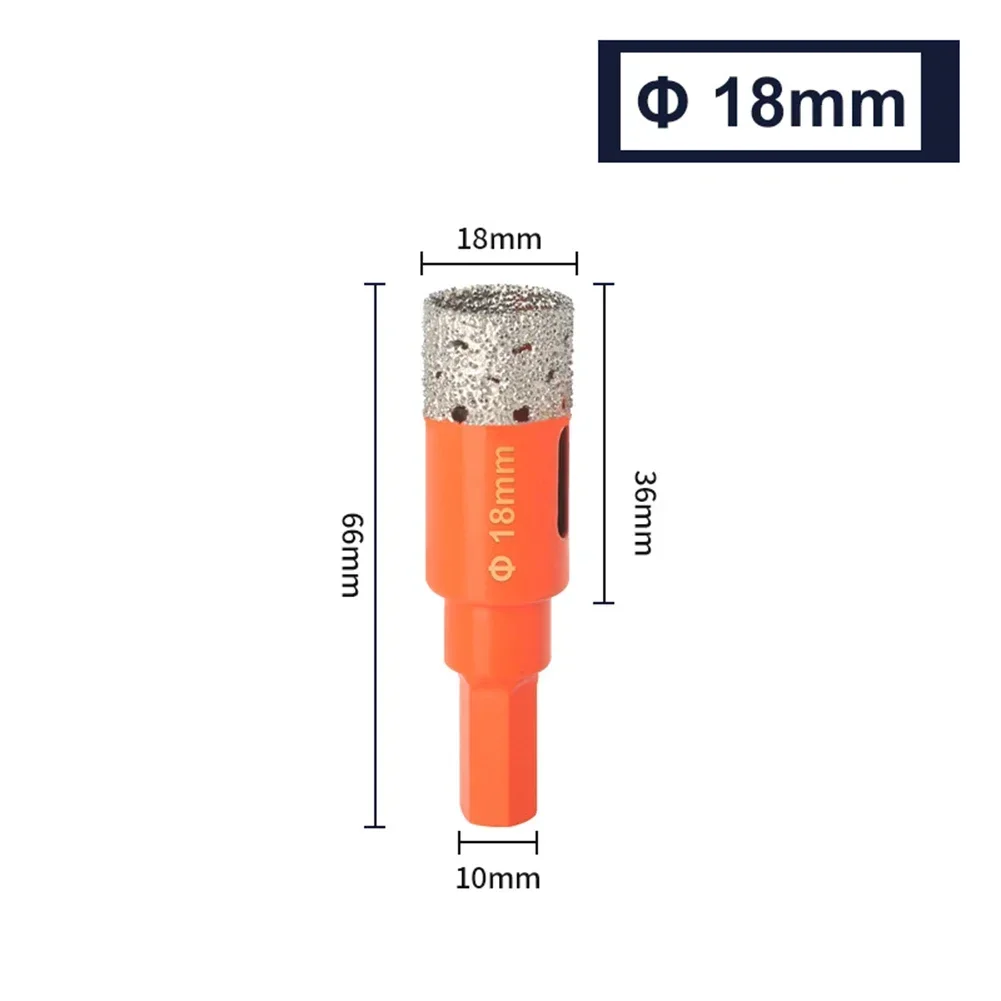 

High Performance Workshop Hole Saw Hexagonal Shank 18mm-65mm Accessories Built-in Sponge Emery Sand For Tile Marble