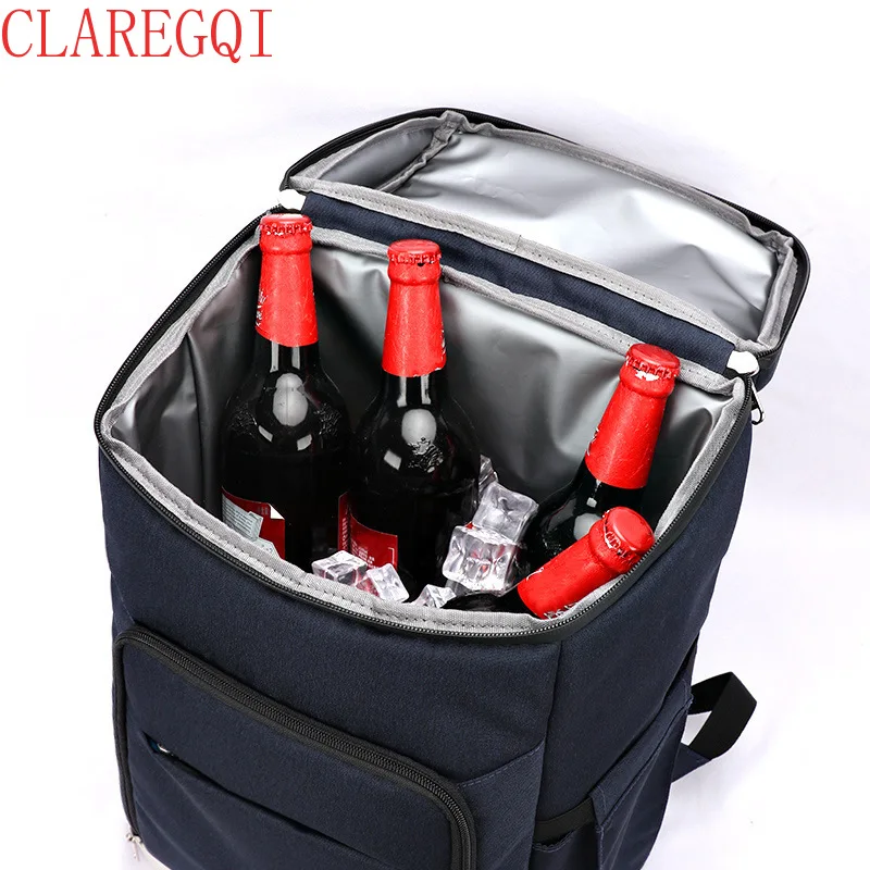 backpack cooler cooler bag 24-28L Be waterproof insulated lunch bag Cold beer Suitable for beach travel picnic and camping