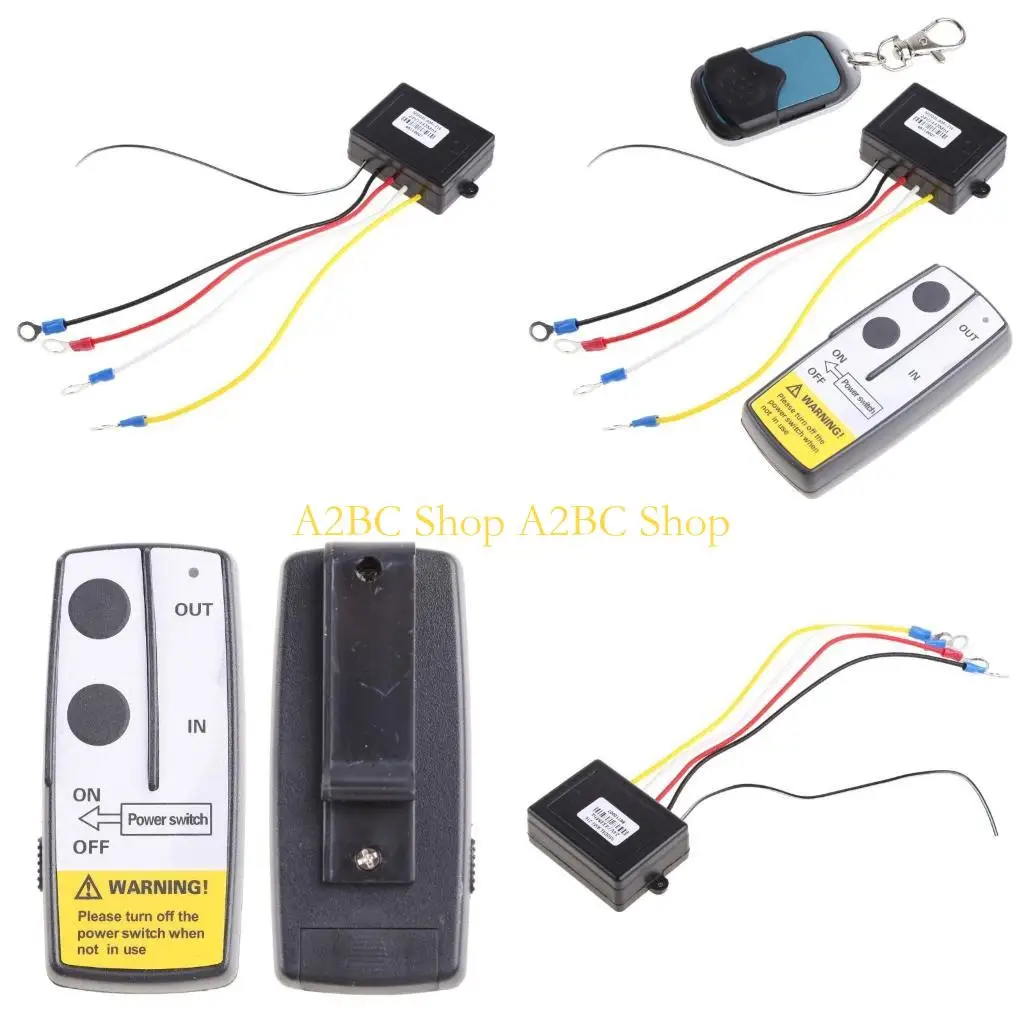 A2BC Wireless Remote Handset For Truck for ATV SUV Winch Warn Ramsey