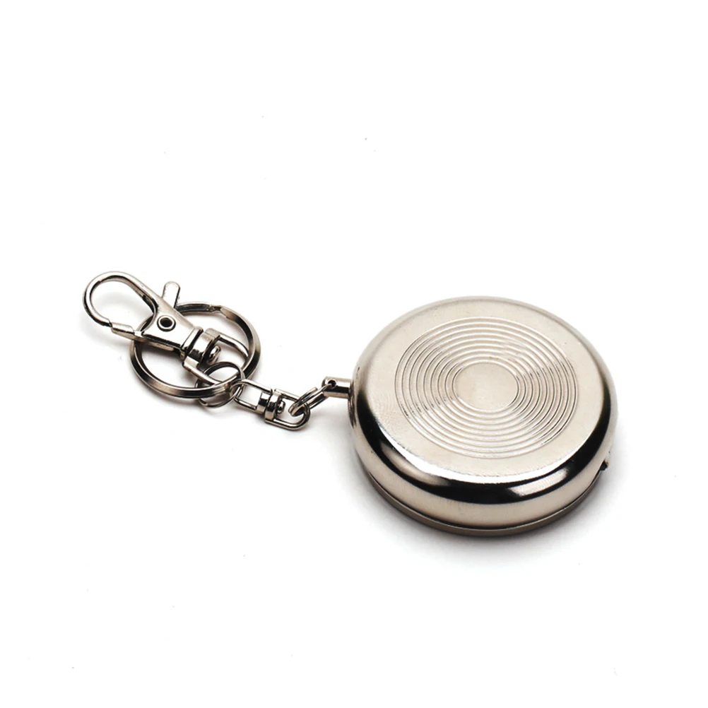 

2 Pcs Metal Ashtray Pocket Smoking Holder Portable Cigar Ashtrays for Outdoors Mini with Key Chain Travel