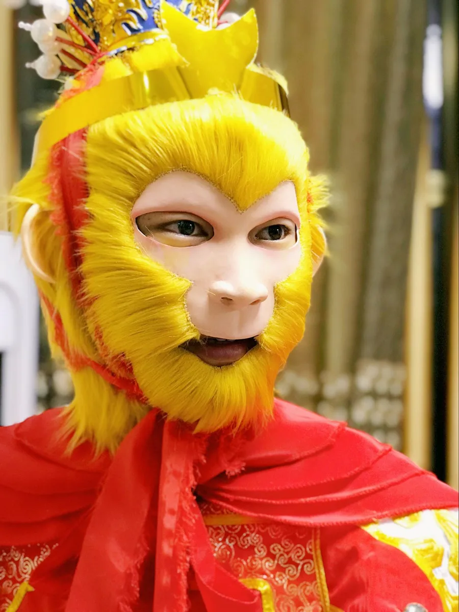 Sun Wukong Zhu Bajie Mask Journey To The West‌ Cosplay Accessories TV Movie Prop Funny Pig Masks
