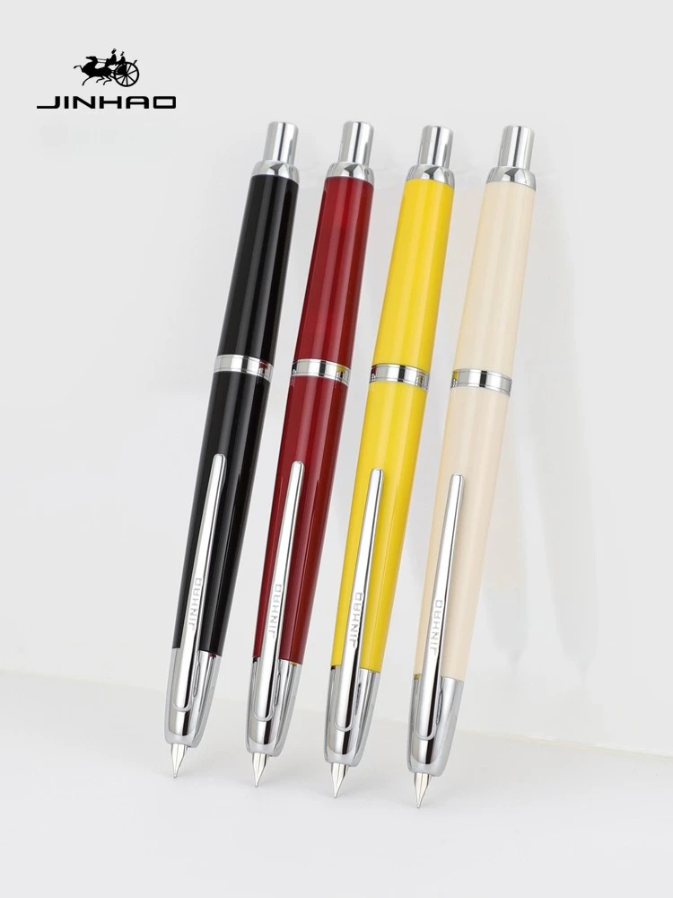 

JINHAO 20 Press Fountain Pen Elegant Luxury F EF Nib Ink Pen Writing Calligraphy Pens beginner Office School Supplies Stationery
