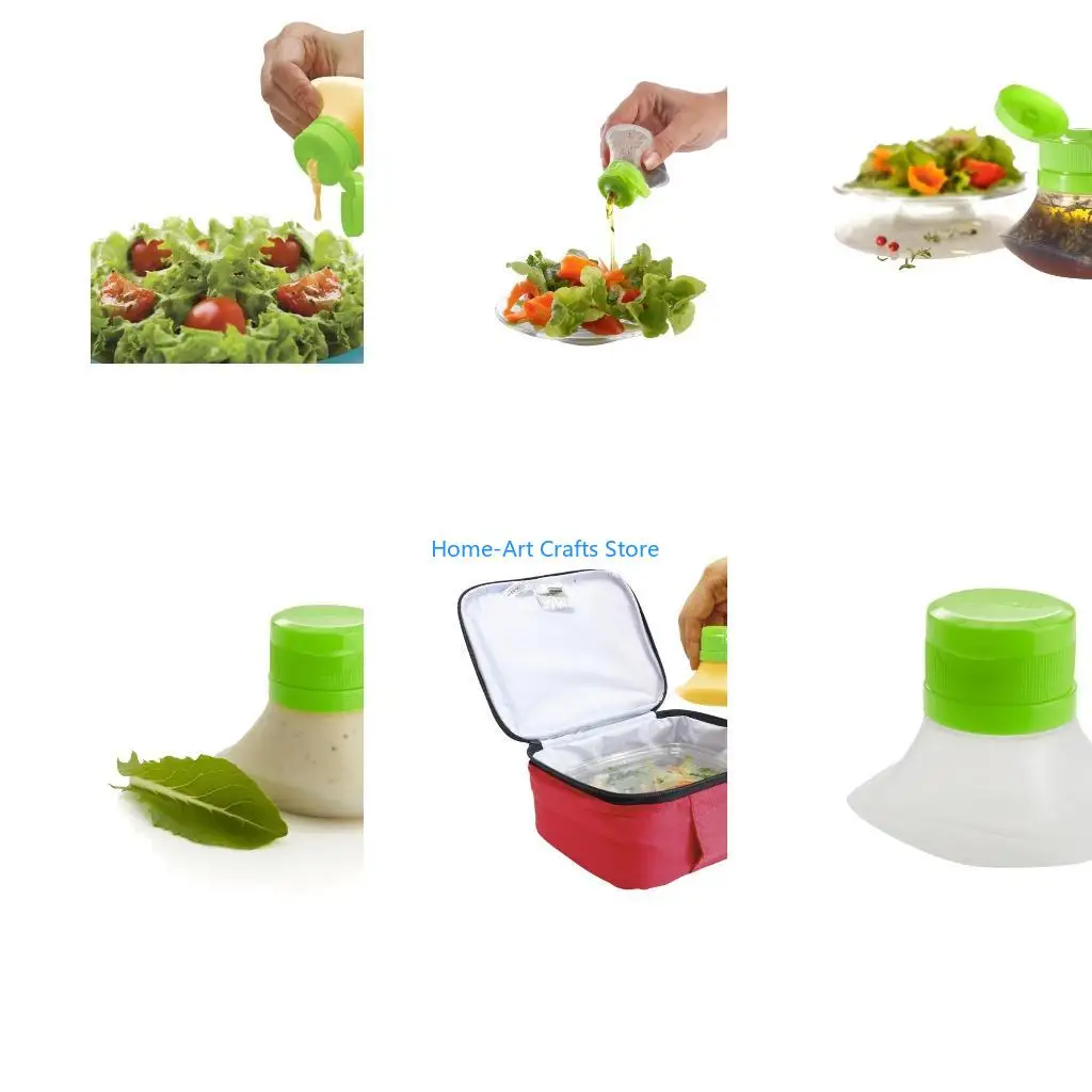 Y3NA Squeeze Salad Dressing Bottles with Lid Portable Silicone Sauce Condiment Bottle