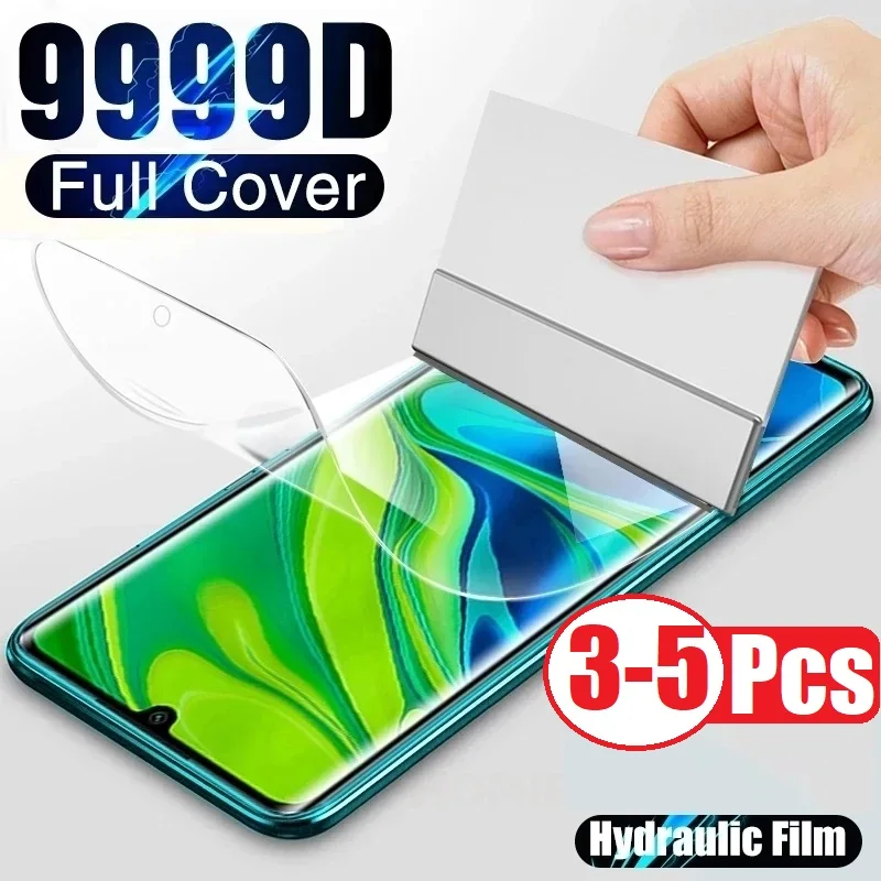 3-5Pcs Hydrogel Film For Huawei P20 P30 P40 P50 Lite Pro Screen Protector For Mate 40 30 20 10 Pro Lite Soft Film Not Glass