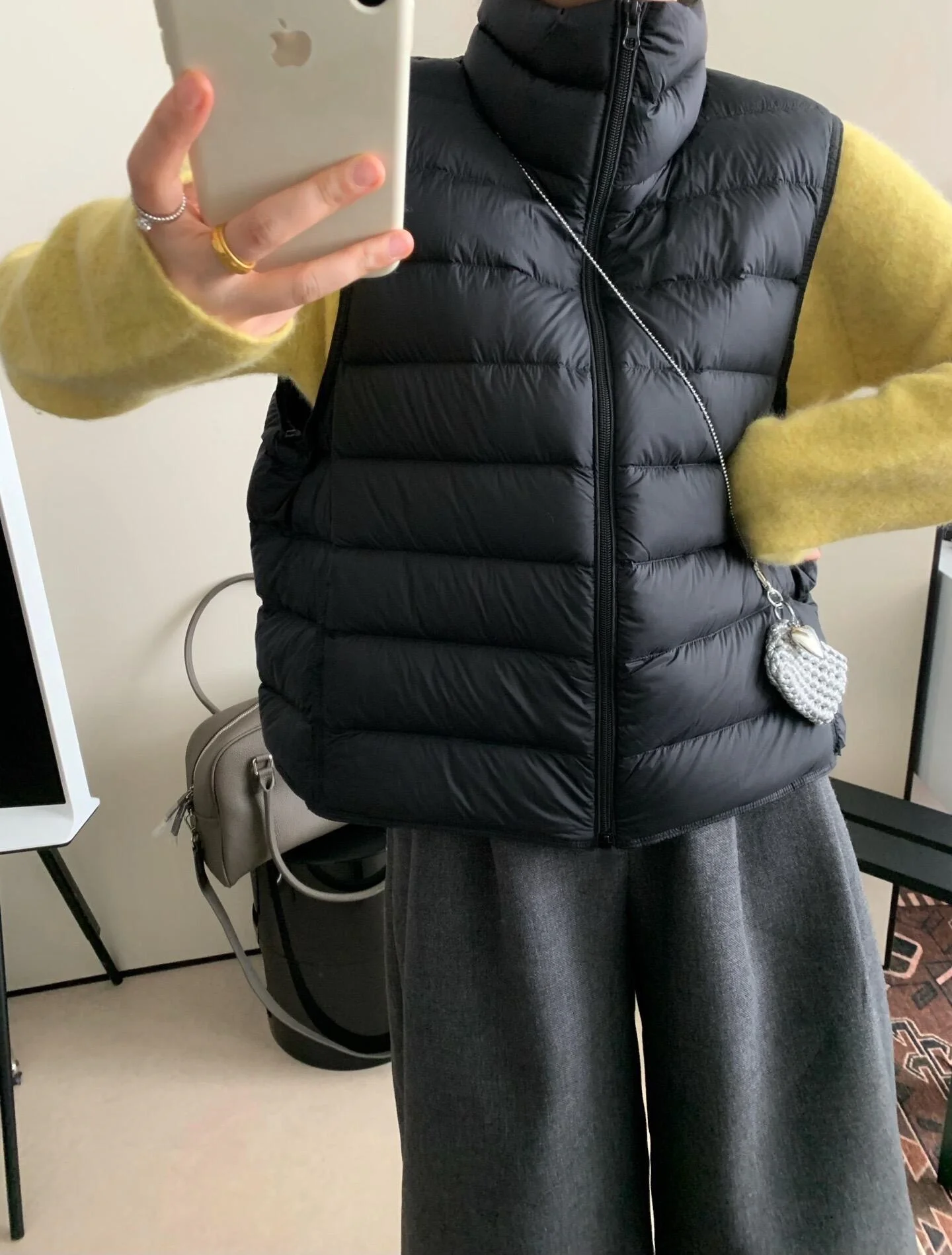 

2025 Ultra ular Women's Autumn Winter ort Quilted Vest Faionable Stand Collar Outwear Du down Pork Ribbing Small Size