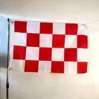 90x150cm North Brabant Flag | Netherlands Polyester Banner | Durable Outdoor/Indoor Use | Perfect for Home/Garden Decor