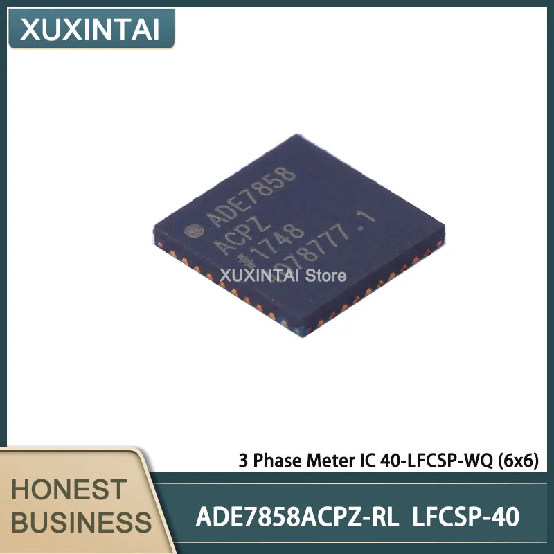 

10Pcs/Lot New Original ADE7858ACPZ-RL ADE7858ACPZ 3 Phase Meter IC 40-LFCSP-WQ (6x6)