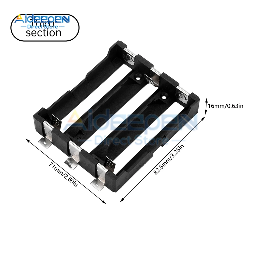 1 шт. 21700 Держатель батареи SMD Батарейный ящик 1x 2x 3x 4x 21700 Коробка для хранения 21700 Держатель батареи Чехол для батареи SMT SMD