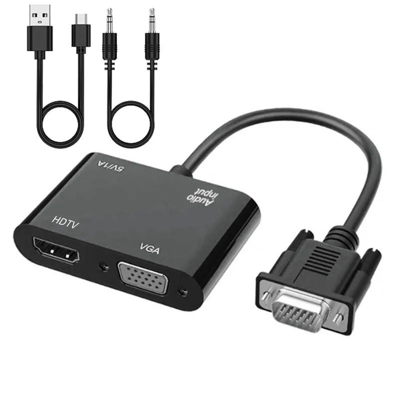 VGA to VGA HD 2in1