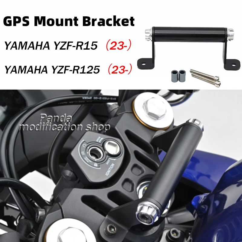 GPS Mount Bracket motorcycle accessories For YAMAHA YZF R15 R125 2023 2024
