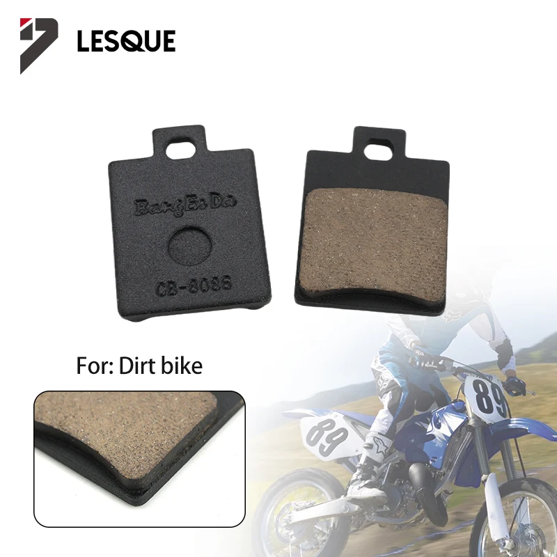 

LESQUE Pit Dirt Bike Front Rear Brake Disc Pads Kits Set For 50cc 70cc 90cc 110cc 125cc ATV Quad Moped Scooter Universal