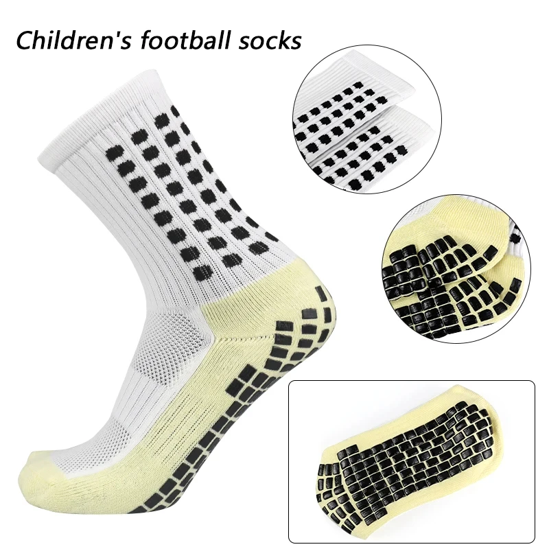 

2 Pairs Anti-Slip Breathable Fitness Football Socks and Sports Leg Sleeves Set Men Women Soccer Tennis Basketball Sports Socks