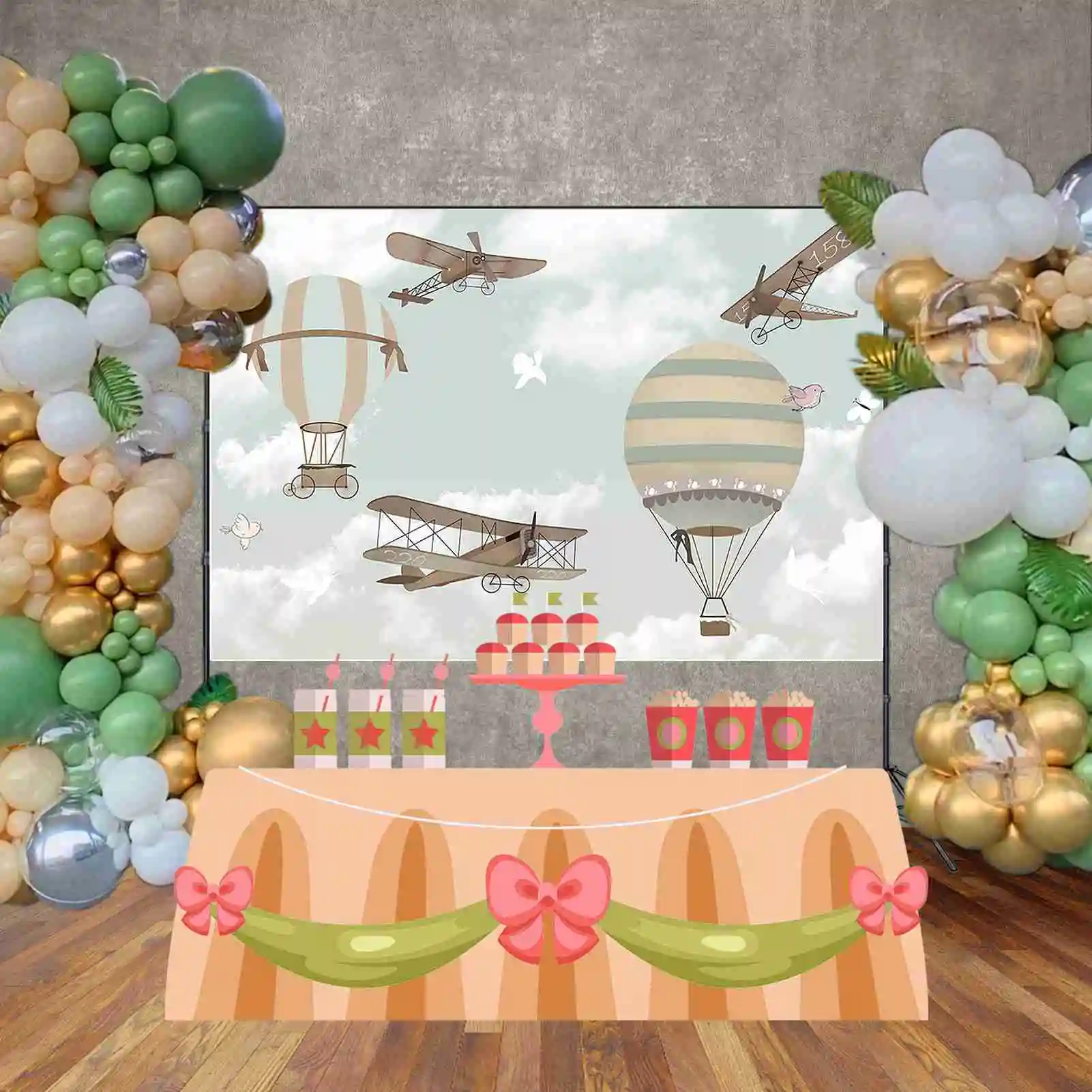 MOON.QG balony na gorące powietrze zdjęcia lotnicze tła portret dziecka fotobudki rekwizyty do dekoracji studia fotograficznego