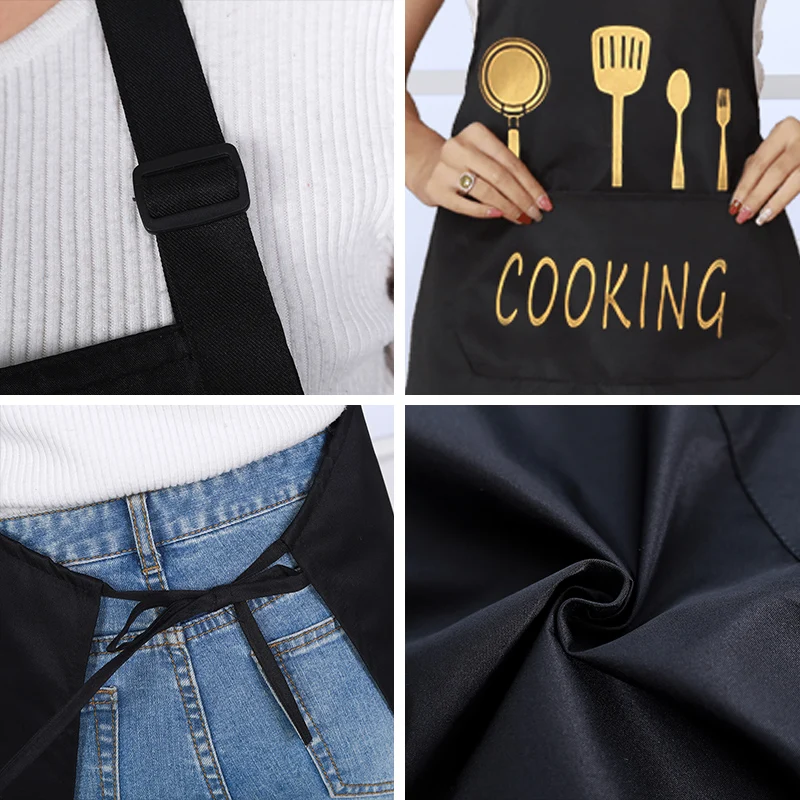 Mão toalhetes cozinha doméstica impermeável e à prova de óleo avental Japonês moda feminina adulto roupas de trabalho dos homens personalizado LOGOTIPO