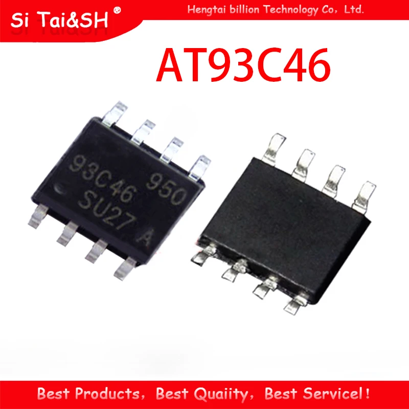 

10 шт./лот 93C46 AT93C46 93C46-10SU-2,7 Водонепроницаемый корпус