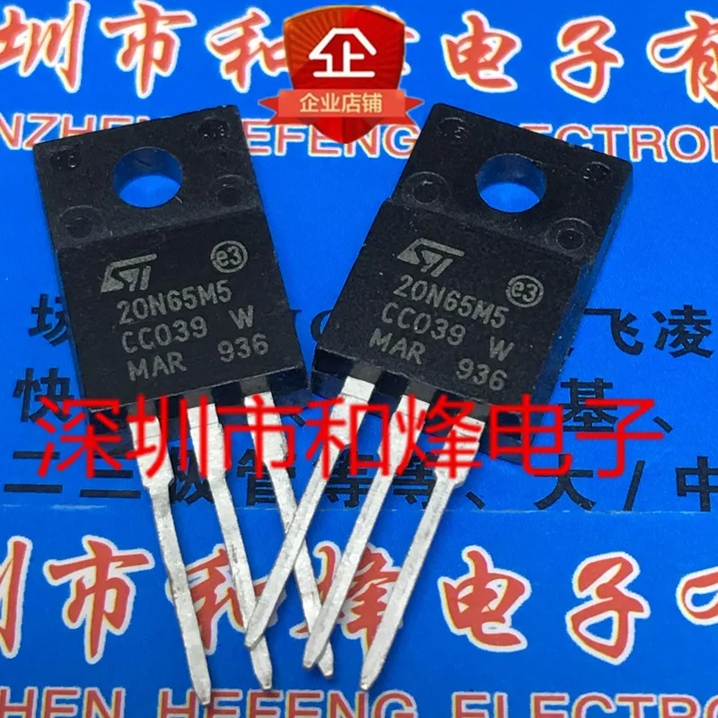 10PCS/Lot STF20N65M5  20N65M5  TO-220F 650V 18A  Imported Original Best Quality In Stock Fast Shipping