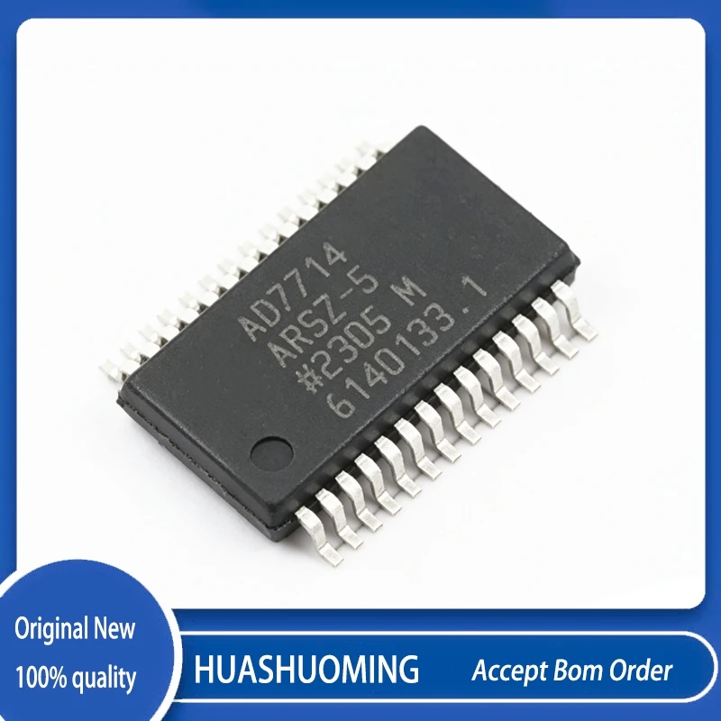 2Pcs/Lot  AD7714ARS-5  AD7714ARSZ-5  SSOP-28