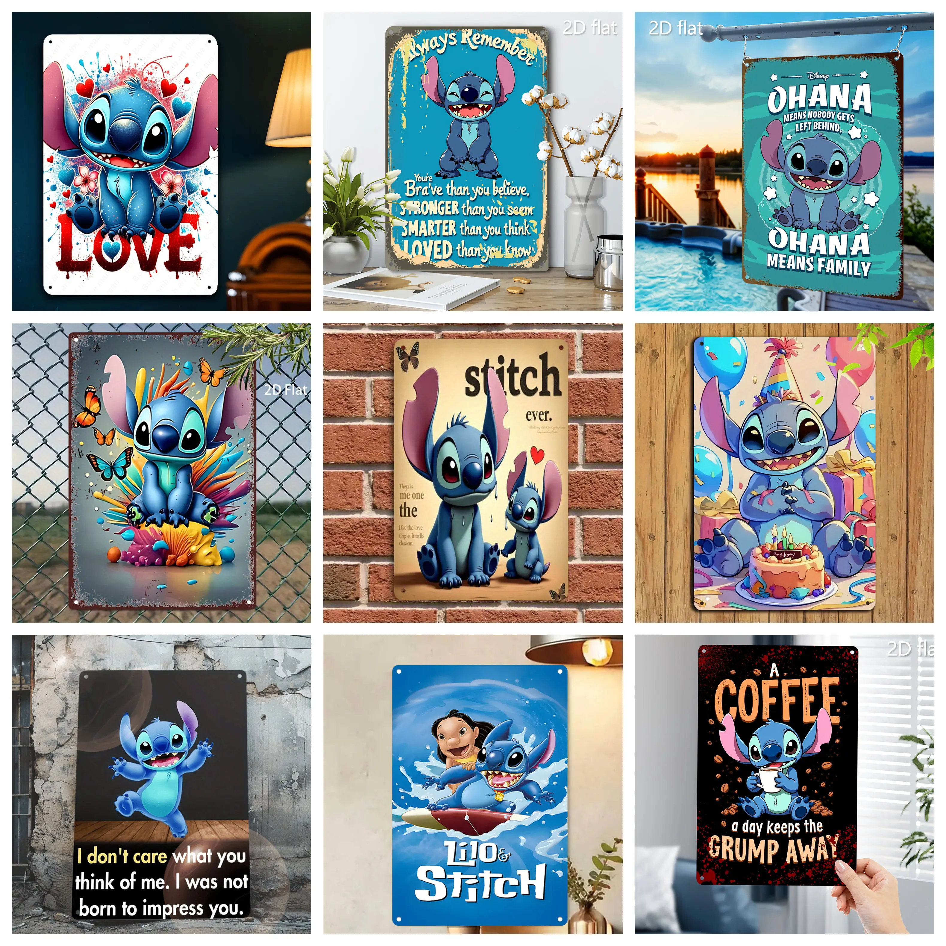 

Miniso Mickey Diverse Tin Decorative Paintings Decor Metal Signs Tin Signs Captain Poster Decor for Bar Pub Club Wall Decoration