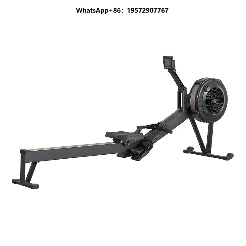 Manufacturer Metal Wheel  Resistance Rower Commercial Wind Resistance Air Rowing Machine