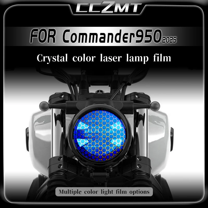 

For Benda COMMANDER950 commander950 2025 headlight and taillight film honeycomb laser sticker protective film accessories