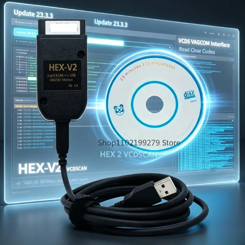 Workshop VAG Diagnostic Interface HEX V2 Four Brand Car Trouble Locating Gear