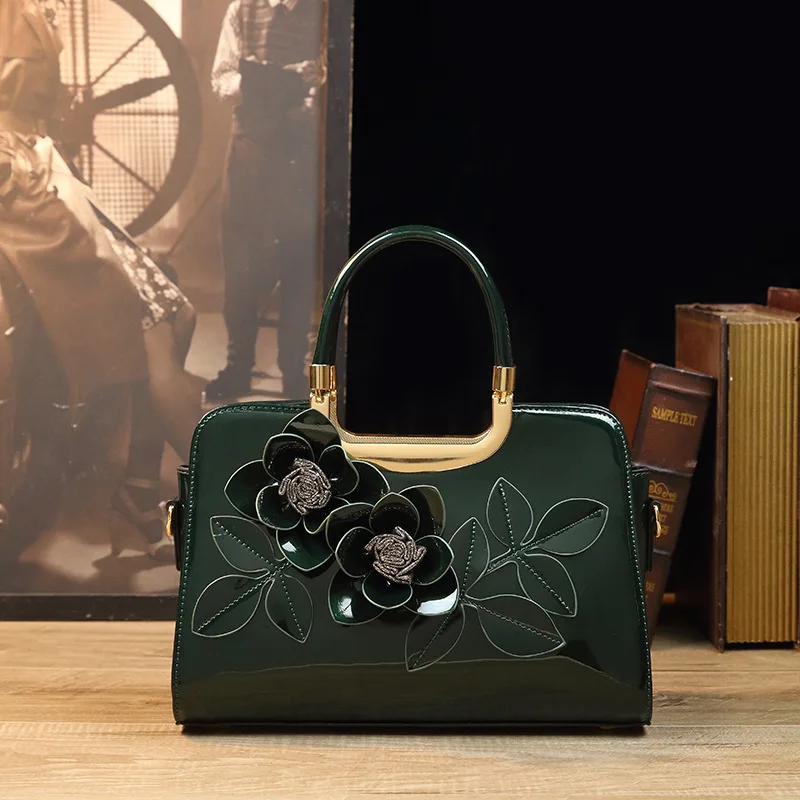 Leather Tote Handbag Purse CrossBody Bag Patent Shoulder Fashion Leopard Print Handbags for Women Designer Luxury