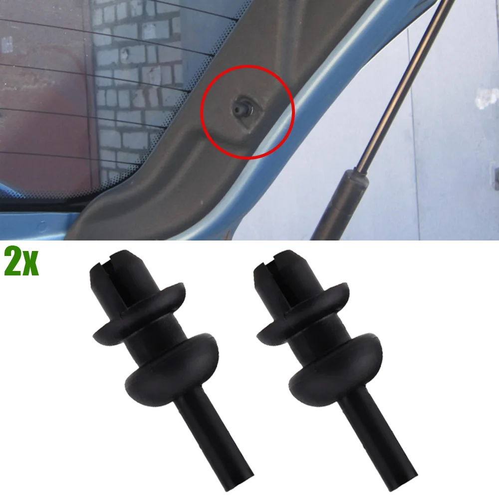 2PCS Auto Rear Trunk Parcel Shelf Clip Fastener New Black For Peugeot 308 I 2007 2008 2009 2010 2011 2012 2013 2014 new