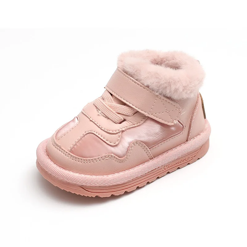 Toddler Shoes Winter Baby Snow Boots Warm New 2022 Winter Boots Fashion Outdoor Non-slip First Walkers  SHG039