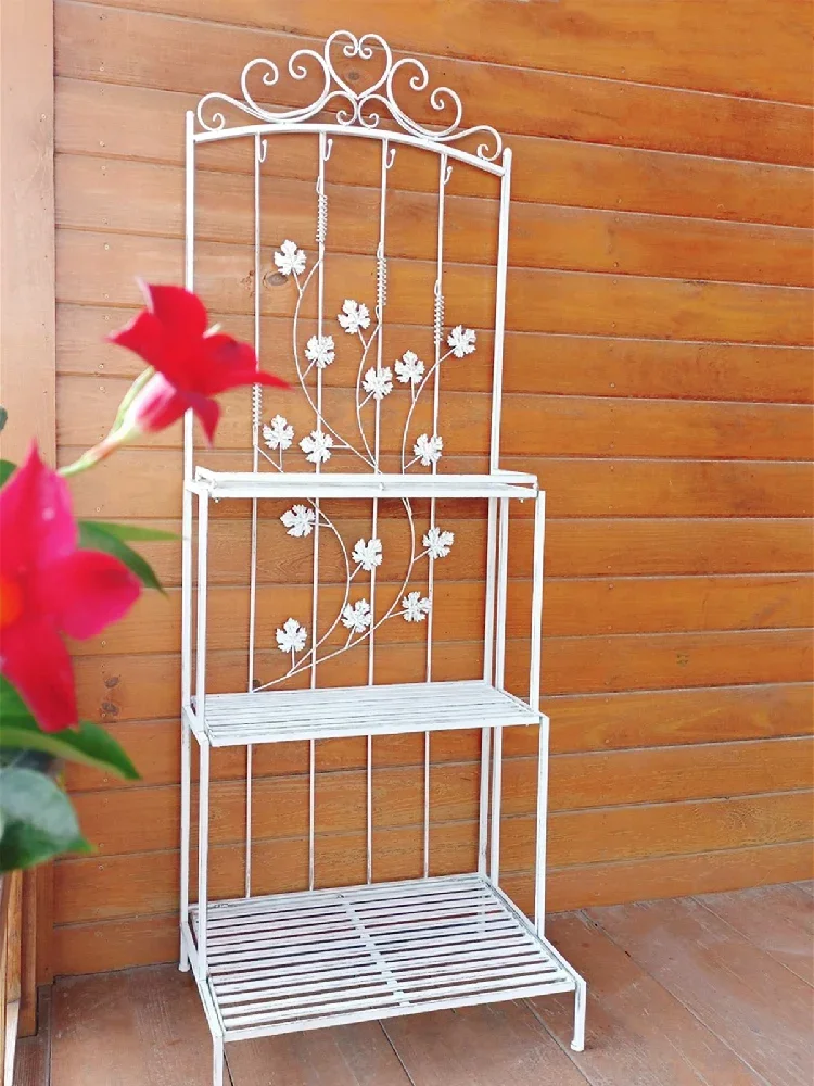 

Balcony Floor-Standing Garden Interior Decoration Jardiniere Corner Multi-Layer Storage Rack