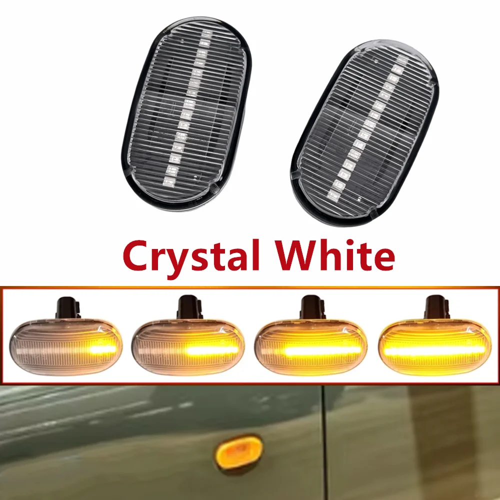 2PCS Dynamic LED Turn Signal Light Side Repeater Lamp Super Bright For Suzuki Jimny JB64W Sierra JB74W JB23W Lapin Carry Truck