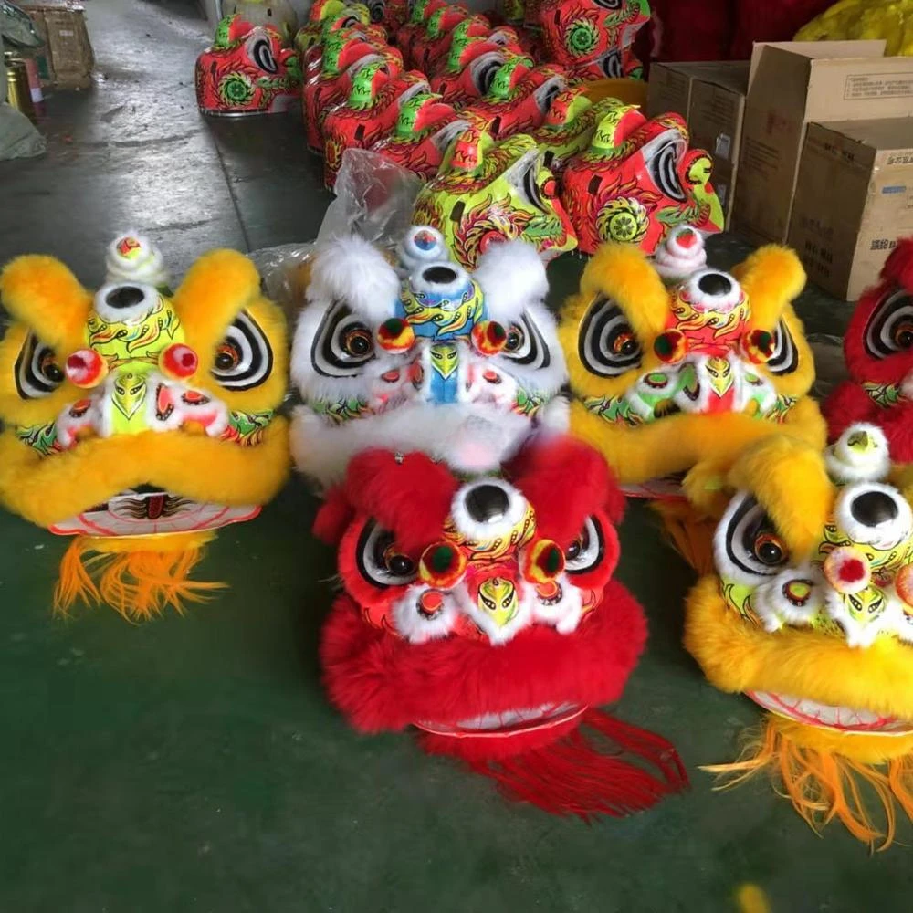 Chinese New Year Southern Foshan Crane Style Lion Dance Costume Chinese Folk Lion Dance