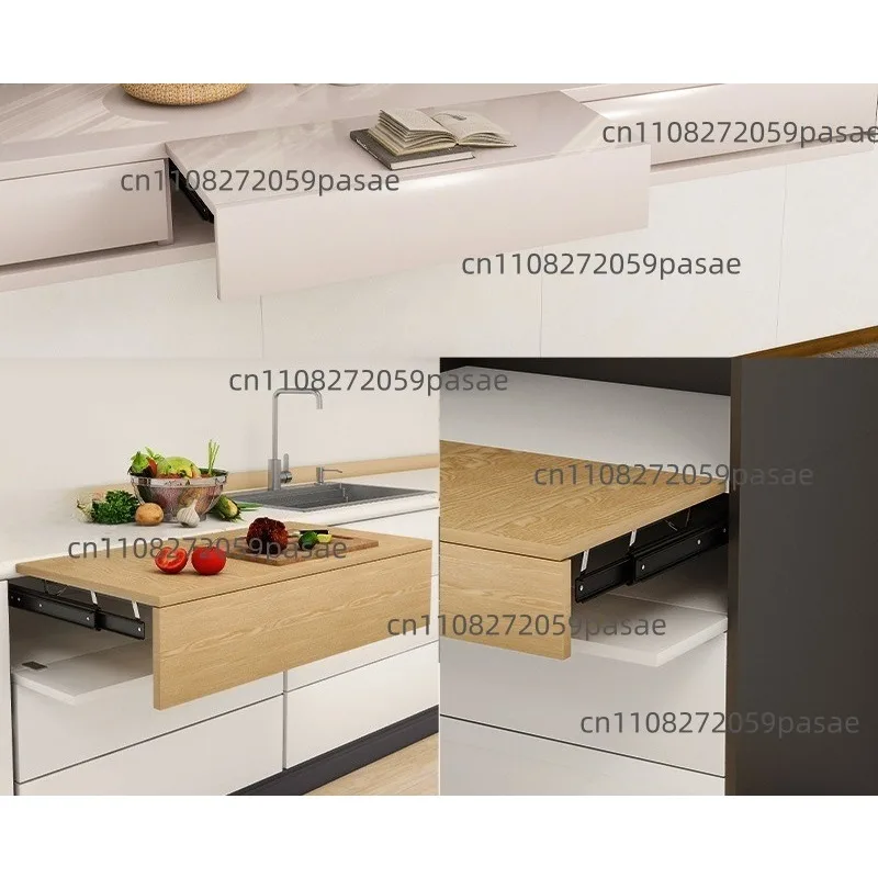 Rising Extension Hidden Slides, Side-mounted Hidden Drawer Hardware, Extension and Lengthening Slides