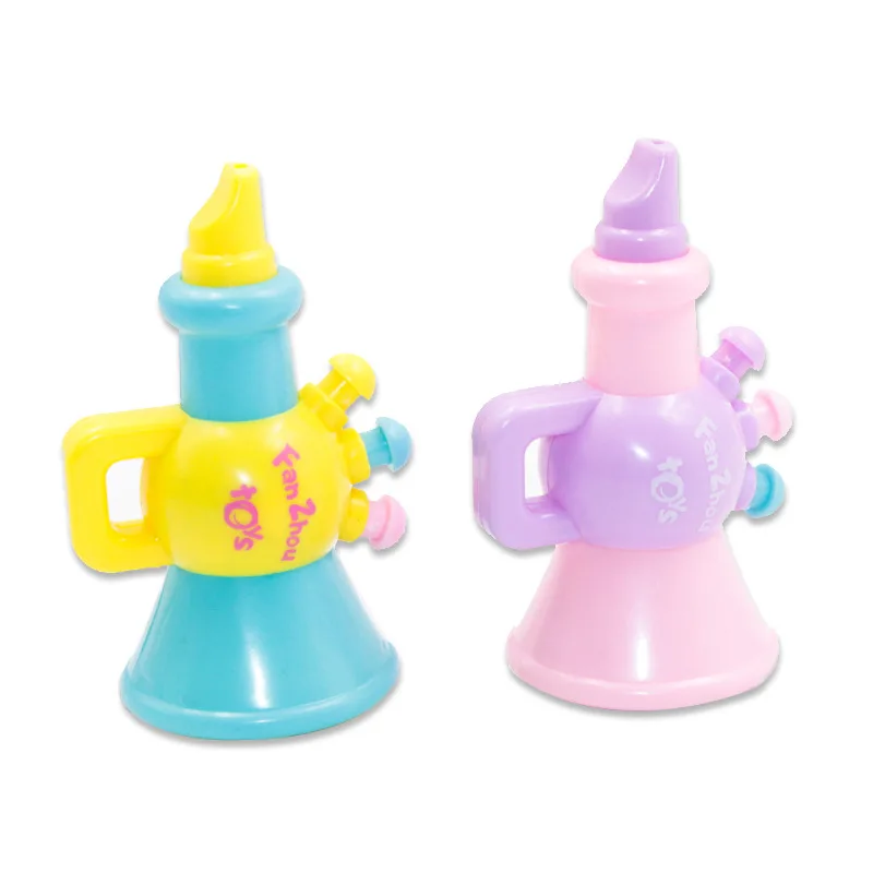 Instrumento de bocina para niños, juguete musical, juguete de educación temprana, juguete Vocal de desarrollo intelectual colorido para niños, regalo, 1 ud.