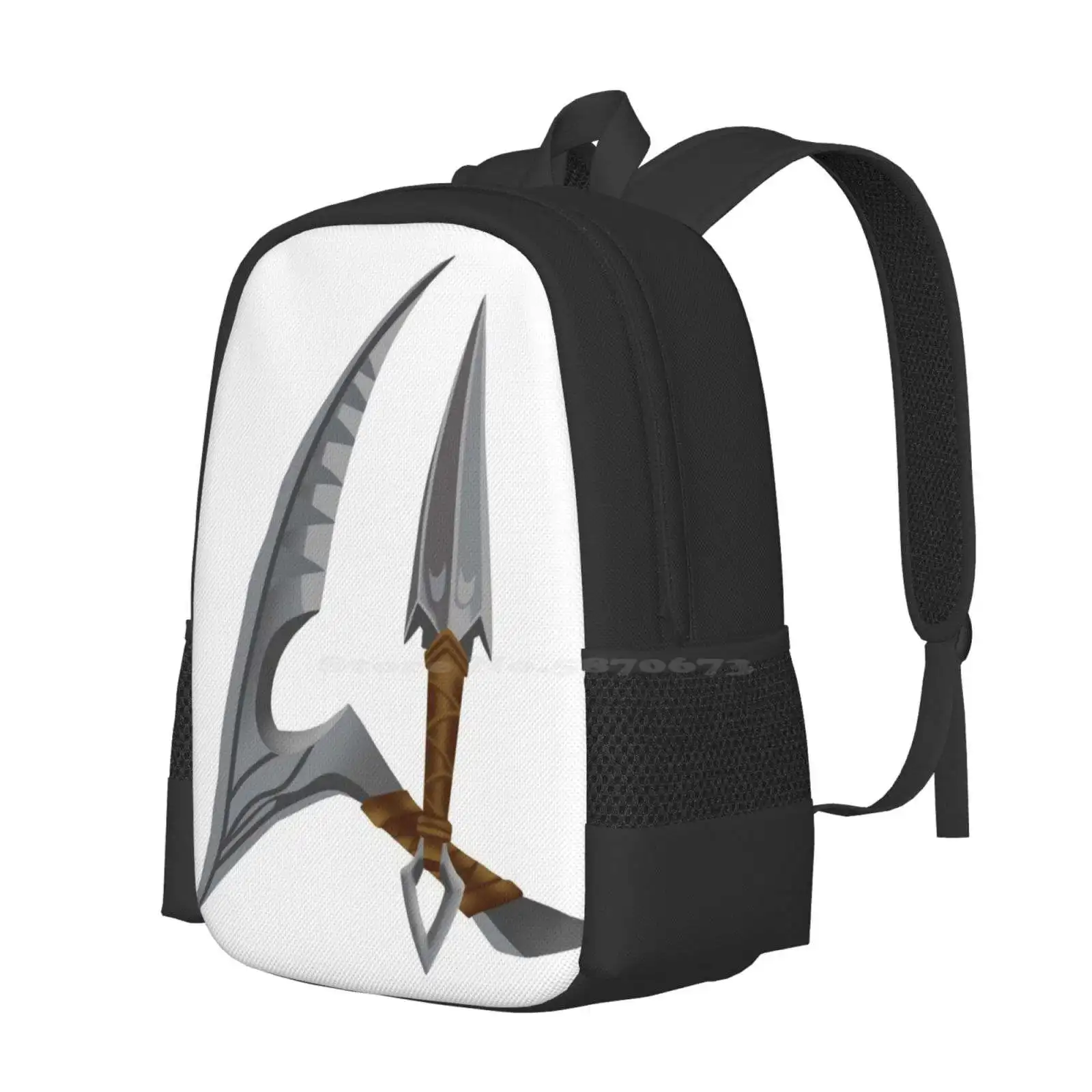 The Twilight Shroud School Bags For Teenage Girls Laptop Travel Bags Akali Assassin Kunai Kama Blades