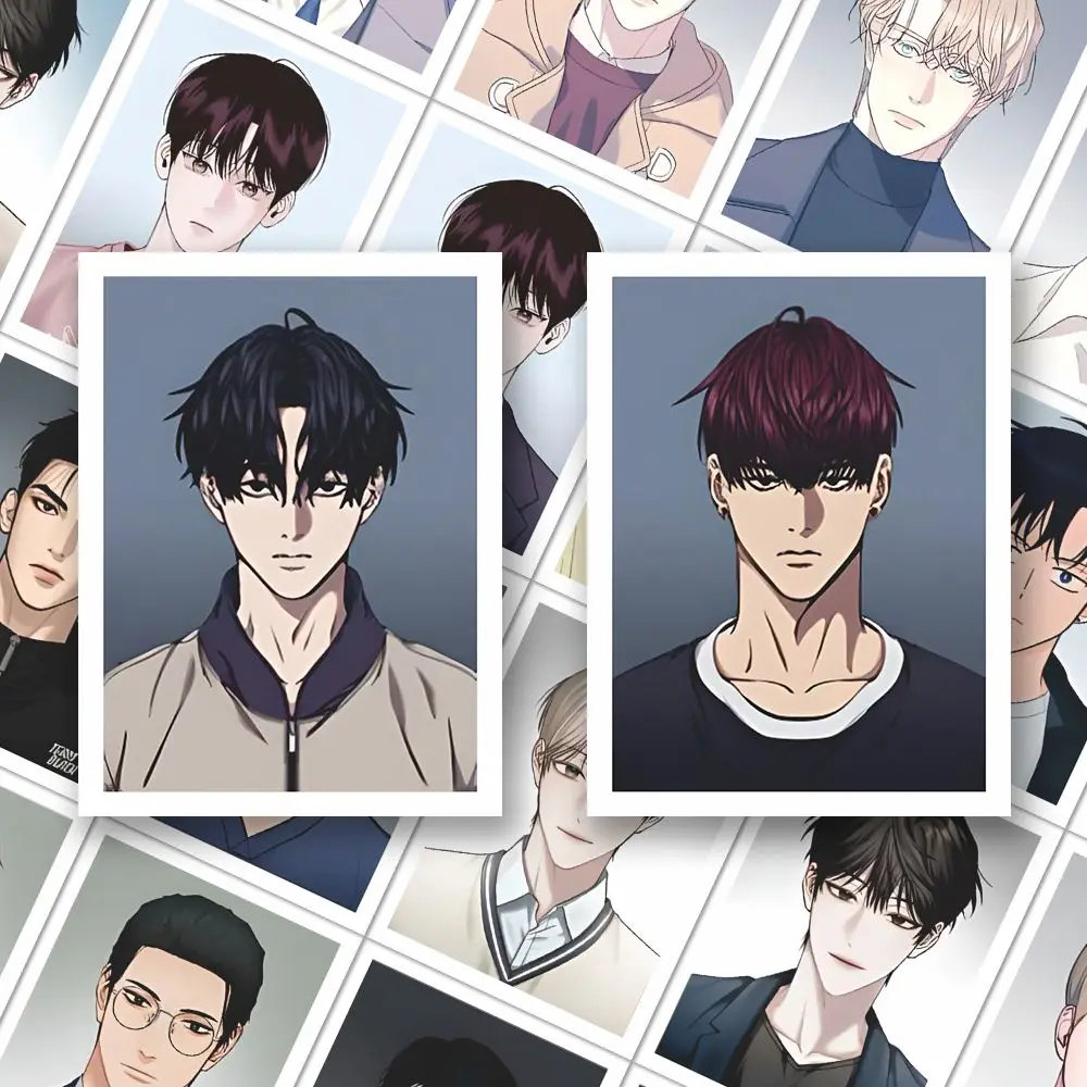 80Pcs/Set Hot Korean BL Manhwa Jinx/Pay Back/Save The Dae ID Photo Stickers