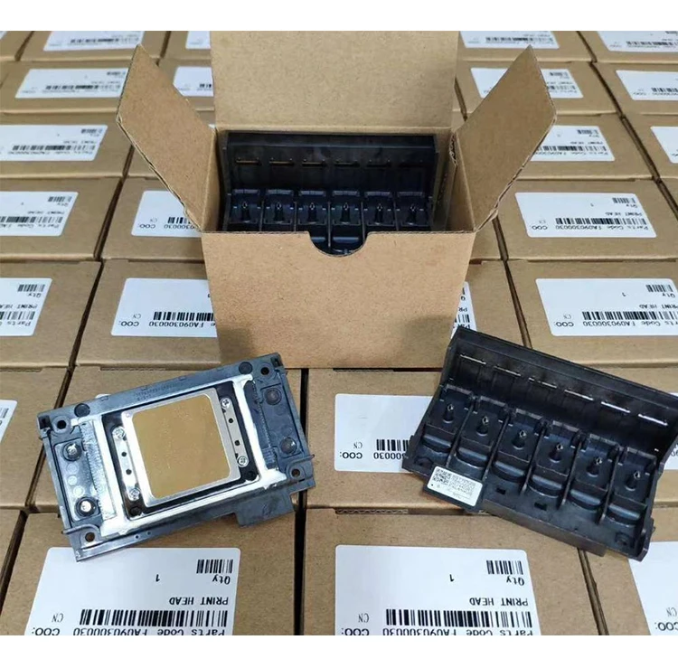 رأس الطابعة الرقمية الاقتصادية اليابانية XP600/F1080 لأقمشة القمصان طباعة الحيوانات الأليفة النافثة للحبر 100% رأس الطباعة الأصلي EPS