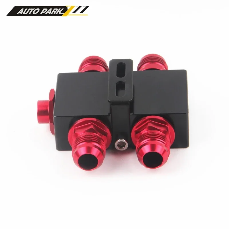 Oil Filter Sandwich Adaptor With In Line Oil Thermostat sandwich AN10 fitting Oil sender plate Adapter
