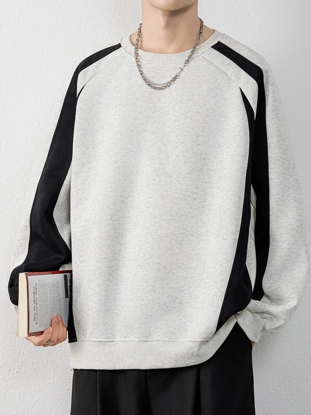 

Spring Autumn round Ne Long Sve Thermal Cotton Print Sweatirt for Teens And Students Casual Comfortable Breathable Wear