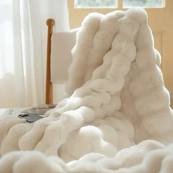 Cozy Faux Rabbit Blanket 1