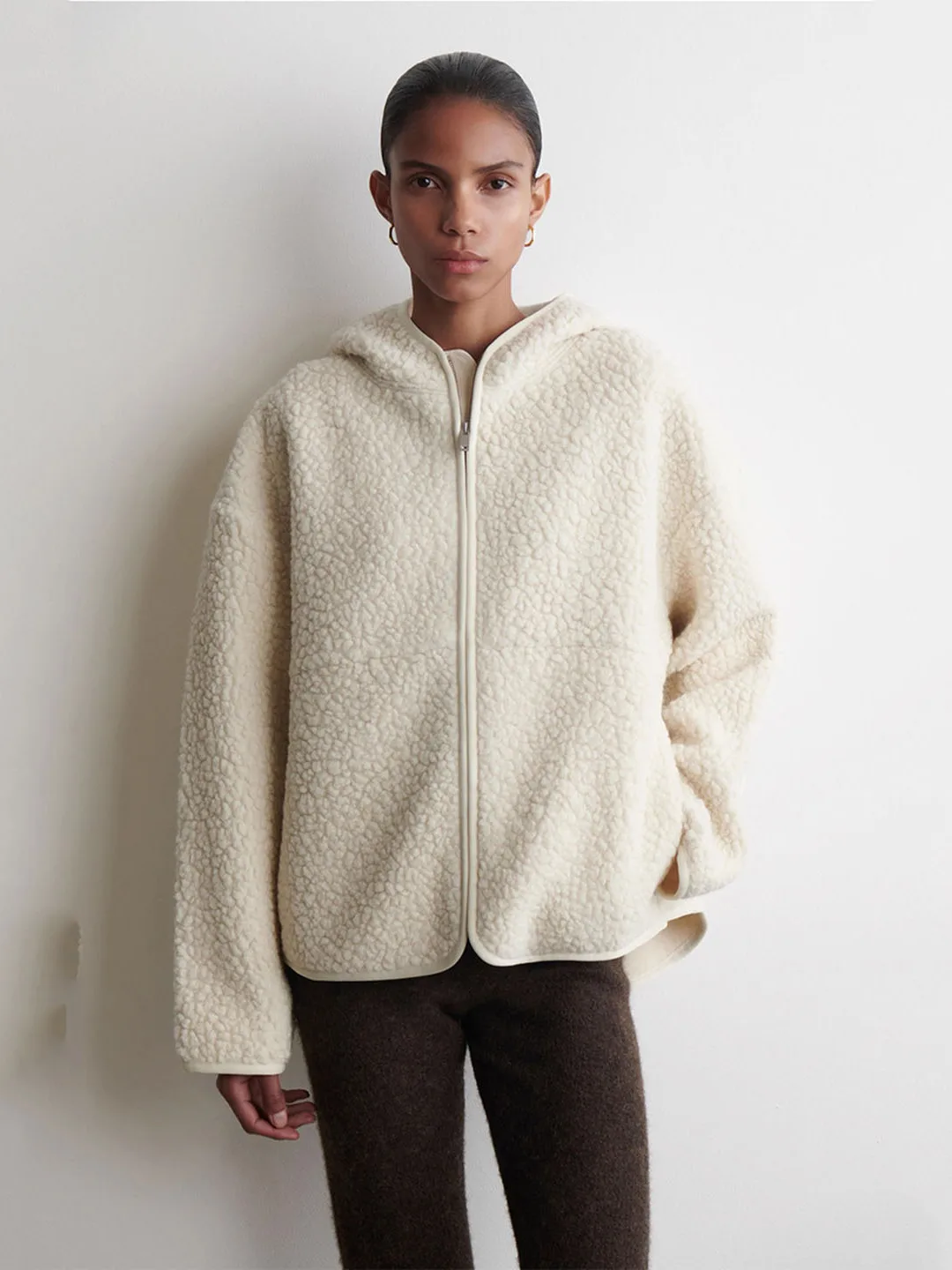 

Теплый Тедди Fce ort Jaet, женское повседневное пальто с капюшоном, Новое поступление, женское модное осенне-зимнее пальто Cr Color