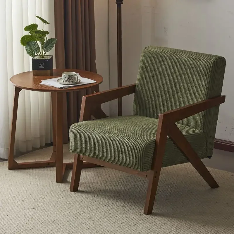 كرسي أريكة فردي، كرسي ترفيهي لغرفة المعيشة على طراز العصور الوسطى #2