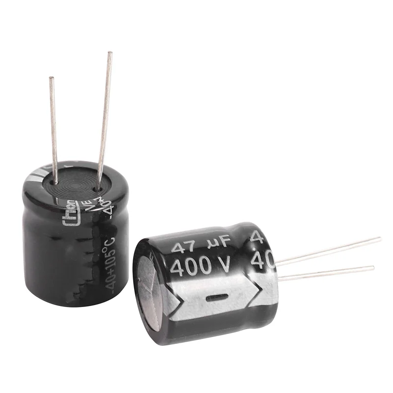 【NEW】50 Pcs 400V 47UF 18 X 20Mm Aluminum Electrolytic Capacitor
