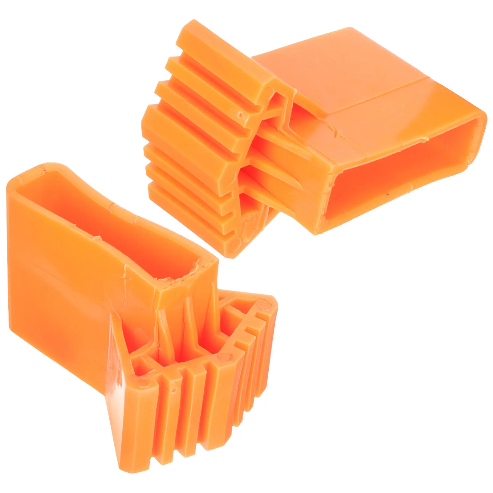 2Pcs Non-Slip Rubber Ladder Foot Covers for Telescoping Extension Stepladder Legs Stable Grip Floor Protector Replacement Pads