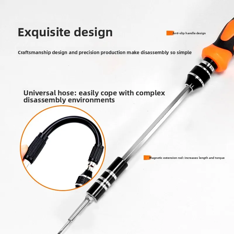 Magnetic Metal Shaft Extension Bar Rod Hex Socket Adapter Screwdriver Bit Holder 120mm Steel Shaft RadFor 4mm 1/8